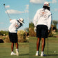 DEVEREUX GOLF デヴァローゴルフ ゴルフウェア メンズ DVG Spirit Of The West MOCK TEE モックネック長袖Tシャツ ストレッチ 吸水速乾 UVカット 日本製 075764005