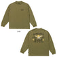 DEVEREUX GOLF デヴァローゴルフ ゴルフウェア メンズ DVG Spirit Of The West MOCK TEE モックネック長袖Tシャツ ストレッチ 吸水速乾 UVカット 日本製 075764005