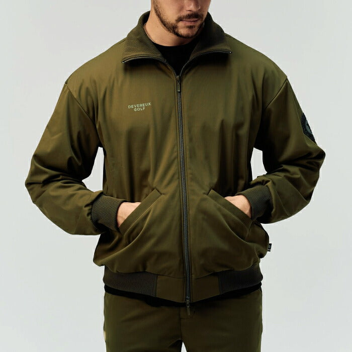 DEVEREUX GOLF デヴァローゴルフ ゴルフウェア メンズ DVG 3LAYER TRACK JACKET ブルゾン 軽量3層 高透湿 日本製 セットアップ対応 075764103