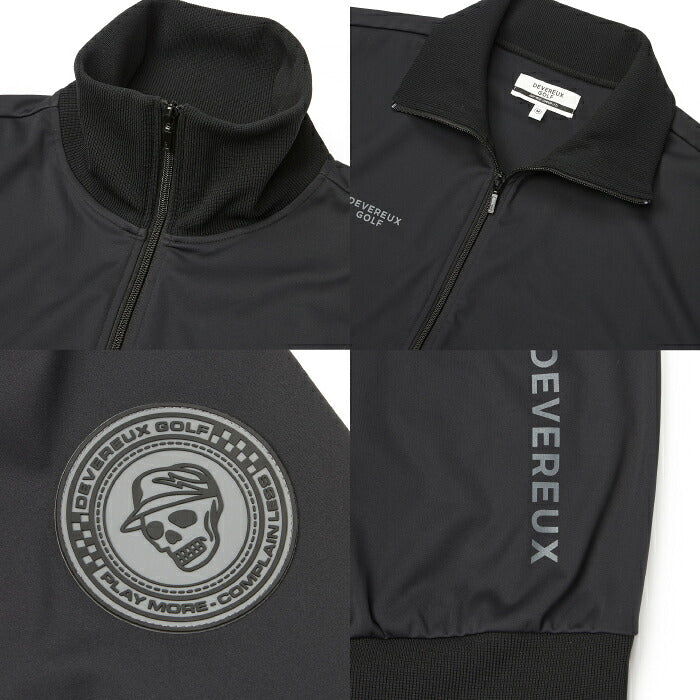 DEVEREUX GOLF デヴァローゴルフ ゴルフウェア メンズ DVG 3LAYER TRACK JACKET ブルゾン 軽量3層 高透湿 日本製 セットアップ対応 075764103