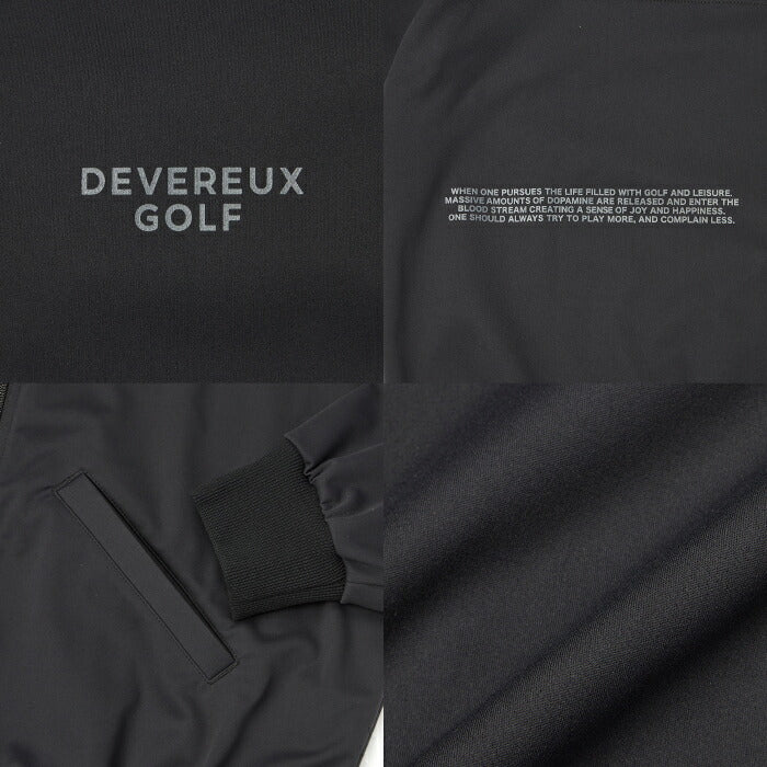 DEVEREUX GOLF デヴァローゴルフ ゴルフウェア メンズ DVG 3LAYER TRACK JACKET ブルゾン 軽量3層 高透湿 日本製 セットアップ対応 075764103