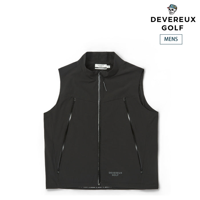 DEVEREUX GOLF デヴァローゴルフ ゴルフウェア メンズ DVG VEST ベスト ファスナー 裏地起毛 断熱 保温 軽量 通気性 吸水速乾性 セットアップ 075764203