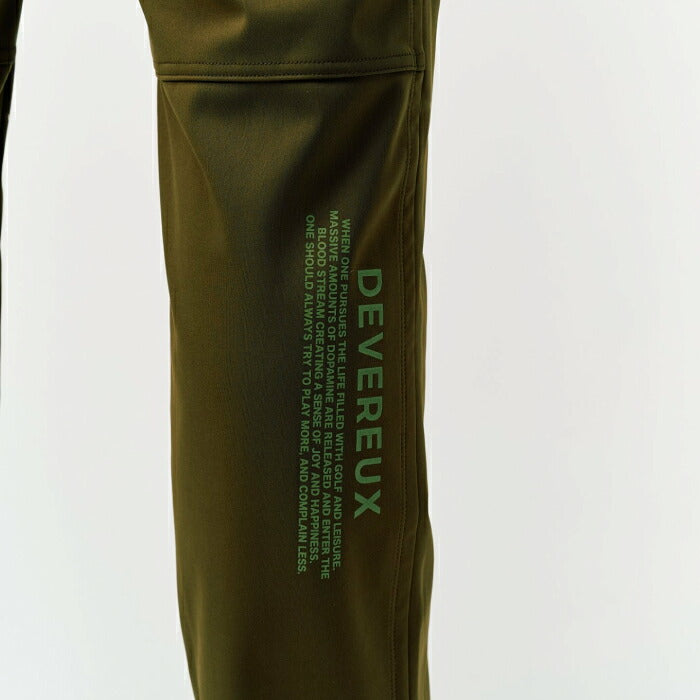 DEVEREUX GOLF デヴァローゴルフ ゴルフウェア メンズ DVG 3LAYER TRACK PANTS トラックパンツ 軽量3層 透湿性 ややワイドなシルエット 日本製 セットアップ対応 075764401