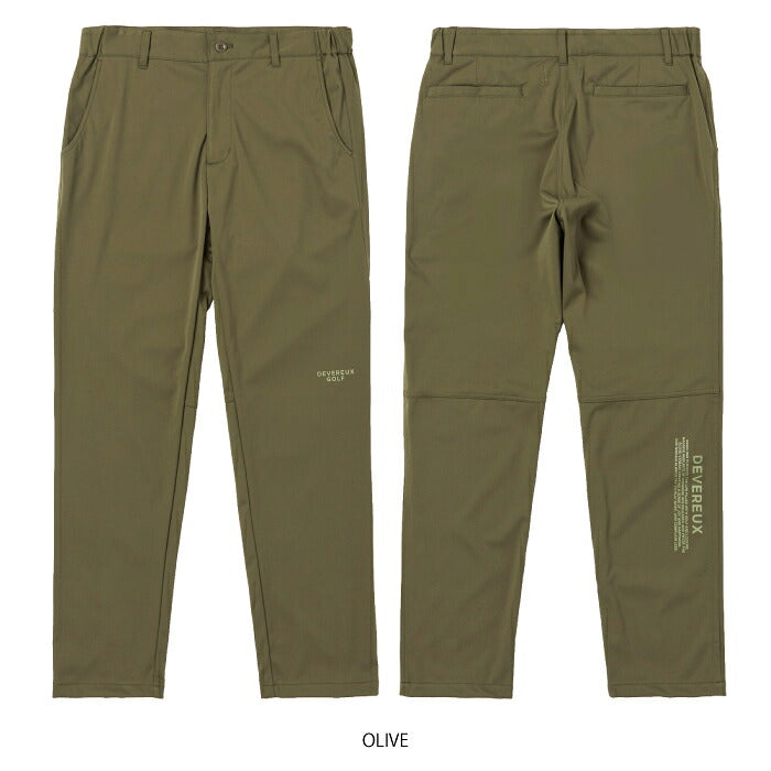 DEVEREUX GOLF デヴァローゴルフ ゴルフウェア メンズ DVG 3LAYER TRACK PANTS トラックパンツ 軽量3層 透湿性 ややワイドなシルエット 日本製 セットアップ対応 075764401