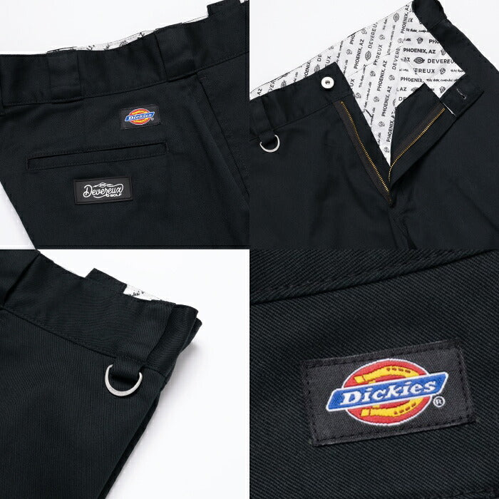 DEVEREUX GOLF デヴァローゴルフ ゴルフウェア メンズ Dickies x DEVEREUX WORK PANTS ストレッチロングパンツ Dickiesコラボ 洗練のストレートシルエット 075764402