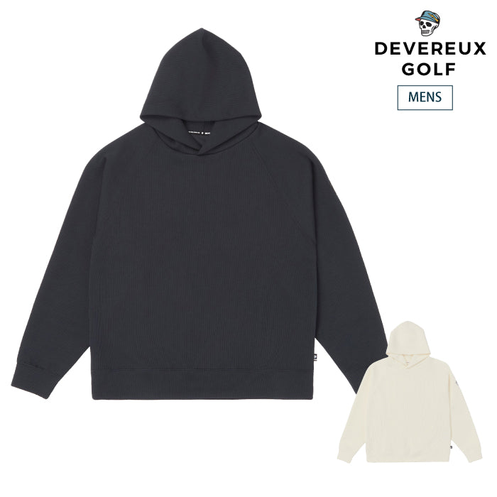 DEVEREUX GOLF デヴァローゴルフ ゴルフウェア メンズ DVG KNIT HOODIE ニット パーカー 軽量 二重構造 引っ掛かりにくい 日本製 075764703