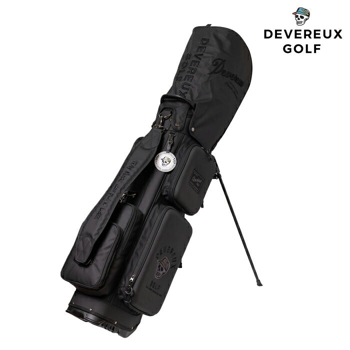DEVEREUX GOLF デヴァローゴルフ メンズ レディース PIONEER TOWN Deep Side Pocket CADDIE BAG 新作9型スタンドキャディバッグ 深いサイドポケット 複数ポケット配置 075764805