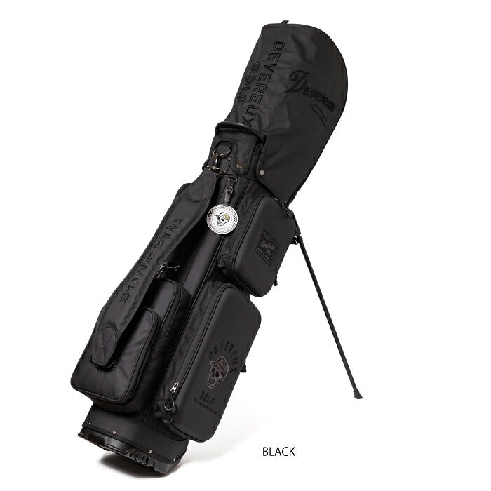 DEVEREUX GOLF デヴァローゴルフ メンズ レディース PIONEER TOWN Deep Side Pocket CADDIE BAG 新作9型スタンドキャディバッグ 深いサイドポケット 複数ポケット配置 075764805