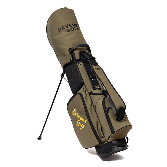 DEVEREUX GOLF デヴァローゴルフ メンズ レディース PIONEER TOWN Logo Assorted CADDIE BAG 新型スタンドキャディバッグ ポケット多数配置 シューズ専用ポケット付属 075764811