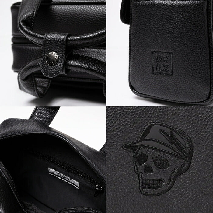 DEVEREUX GOLF デヴァローゴルフ ゴルフウェア メンズ レディース DVG Premium Cart Bag カートバッグ 上質な合成皮革 クラシックな佇まい ダブルハンドル仕様 075764813