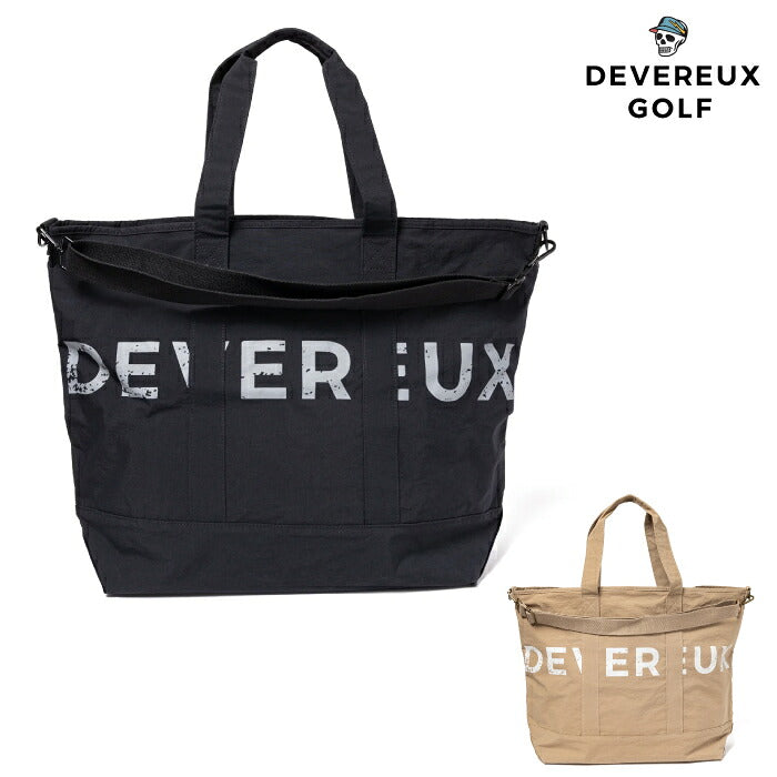 DEVEREUX GOLF デヴァローゴルフ メンズ レディース DVG BIG TOTE BAG 大容量トートバッグ 新感覚ナイロン素材採用 高レベルな耐久性と撥水性 075764817
