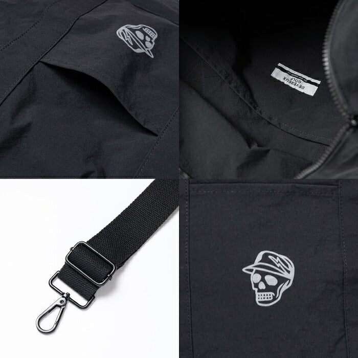 DEVEREUX GOLF デヴァローゴルフ メンズ レディース DVG BIG TOTE BAG 大容量トートバッグ 新感覚ナイロン素材採用 高レベルな耐久性と撥水性 075764817