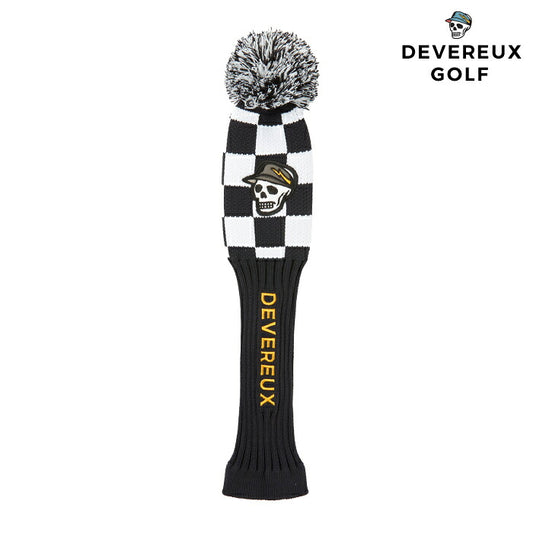 DEVEREUX GOLF デヴァローゴルフ メンズ レディース DVG Knit FW Cover ニットFWカバー ジャガード編み ポンポン付き 075764820
