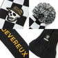 DEVEREUX GOLF デヴァローゴルフ メンズ レディース DVG Knit FW Cover ニットFWカバー ジャガード編み ポンポン付き 075764820