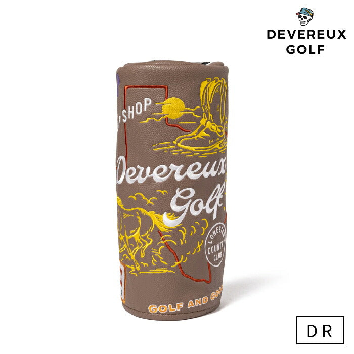 DEVEREUX GOLF デヴァローゴルフ メンズ レディース PIONEER TOWN DR BARREL COVER バレル型ドライバーヘッドカバー シリーズ商品あり 075764825