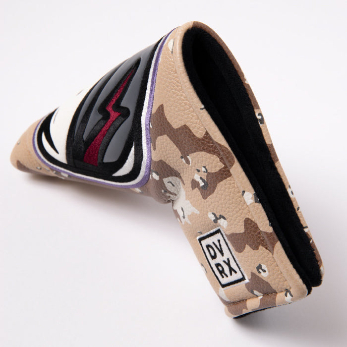 DEVEREUX GOLF デヴァローゴルフ メンズ レディース DVG Skull Icon Blade Headcover ブレードパターカバー ミリタリーテイスト マグネット式の開閉 高品質PUレザー採用 075764829