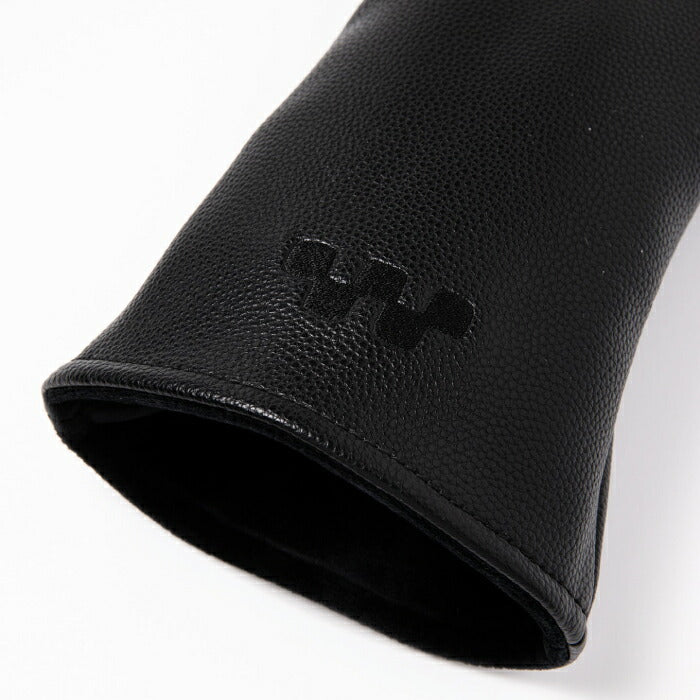 DEVEREUX GOLF デヴァローゴルフ メンズ レディース DVG Skull Icon DR Headcover ドライバーヘッドカバー オールブラック 高品質PUレザー採用 シリーズ商品あり 075764830