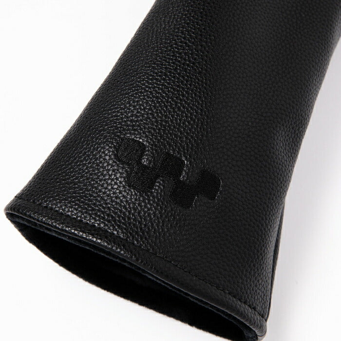 DEVEREUX GOLF デヴァローゴルフ メンズ レディース DVG Skull Icon FW Headcover フェアウェイウッドヘッドカバー オールブラック 高品質PUレザー採用 シリーズ商品あり 075764831