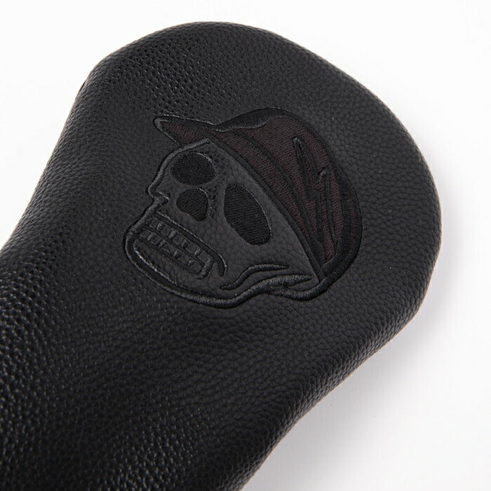 DEVEREUX GOLF デヴァローゴルフ メンズ レディース DVG Skull Icon FW Headcover フェアウェイウッドヘッドカバー オールブラック 高品質PUレザー採用 シリーズ商品あり 075764831