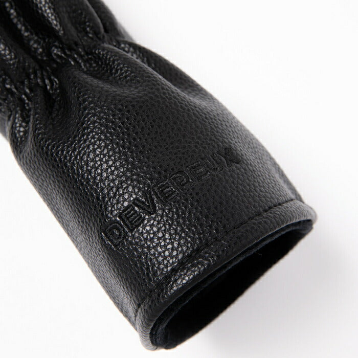DEVEREUX GOLF デヴァローゴルフ メンズ レディース DVG Skull Icon UT Headcover ユーティリティヘッドカバー オールブラック 高品質PUレザー採用 シリーズ商品あり 075764832
