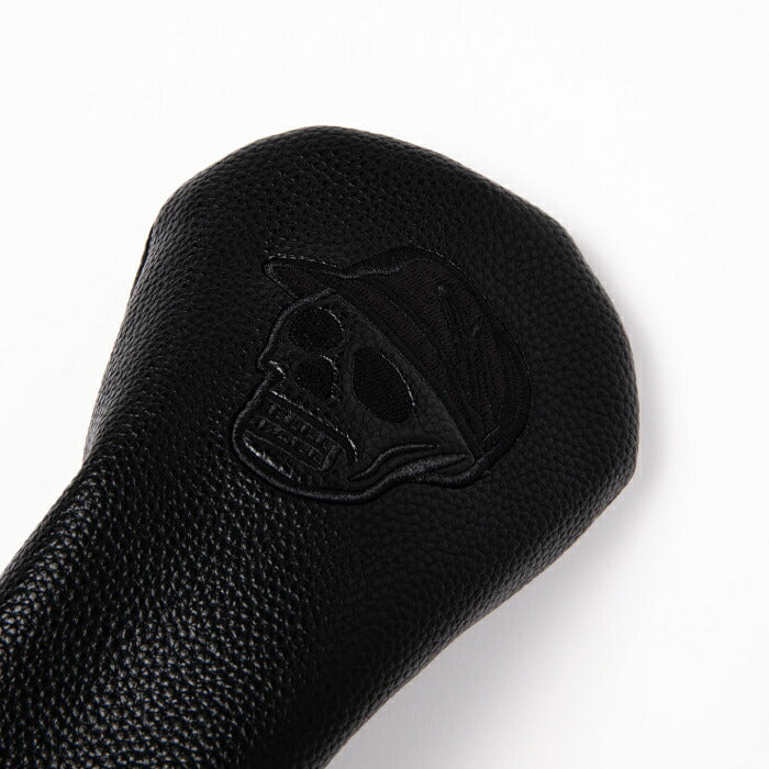 DEVEREUX GOLF デヴァローゴルフ メンズ レディース DVG Skull Icon UT Headcover ユーティリティヘッドカバー オールブラック 高品質PUレザー採用 シリーズ商品あり 075764832