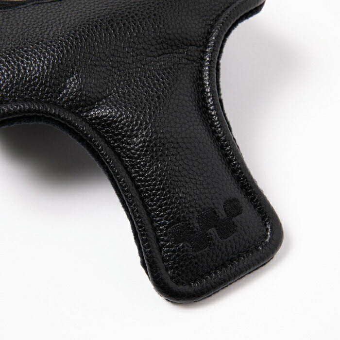 DEVEREUX GOLF デヴァローゴルフ メンズ レディース DVG Skull Icon Mallet Headcover マレットパターカバー オールブラック 高品質PUレザー採用 シリーズ商品あり 075764833