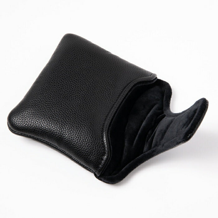 DEVEREUX GOLF デヴァローゴルフ メンズ レディース DVG Skull Icon Mallet Headcover マレットパターカバー オールブラック 高品質PUレザー採用 シリーズ商品あり 075764833