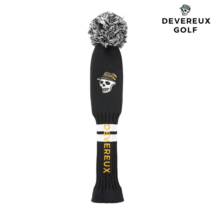DEVEREUX GOLF デヴァローゴルフ メンズ レディース DVG Knit UT Cover ユーティリティ用ニットヘッドカバー ポンポン付き 075764835