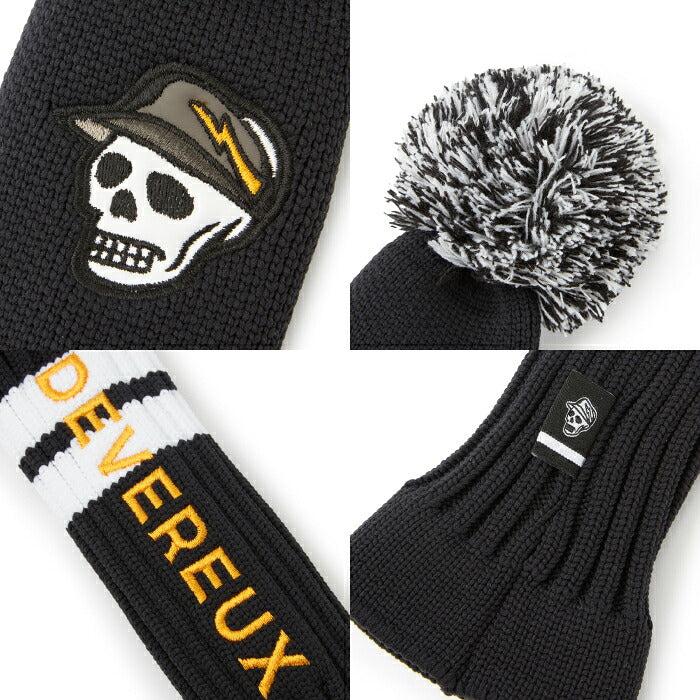 DEVEREUX GOLF デヴァローゴルフ メンズ レディース DVG Knit UT Cover ユーティリティ用ニットヘッドカバー ポンポン付き 075764835