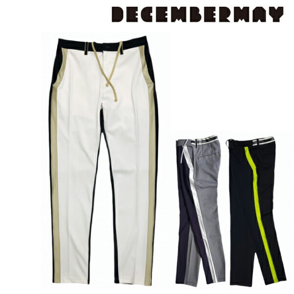 DECEMBERMAY　ディセンバーメイ　メンズ　Slender Duality Pants　テーパードラインパンツ　トレッチ素材　1-105-2012B