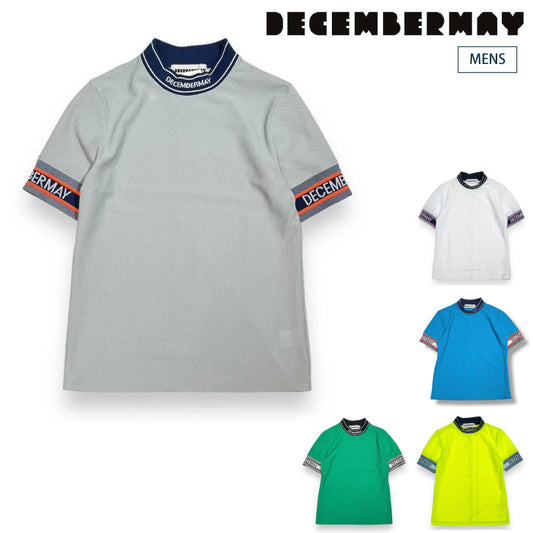 DECEMBERMAY ディセンバーメイ メンズ Coolness Mesh mockneck / MAN メッシュ構造 1-305-0132