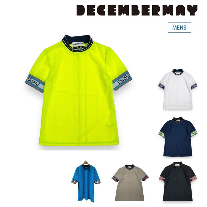 DECEMBERMAY ディセンバーメイ メンズ Coolness Mesh mockneck / MAN メッシュ構造 1-305-0132