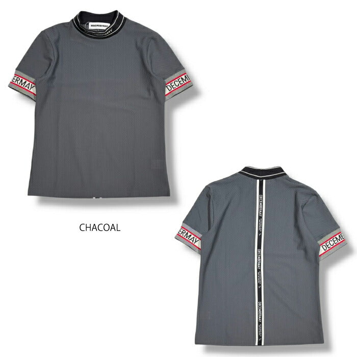 DECEMBERMAY ディセンバーメイ メンズ Coolness Mesh mockneck / MAN メッシュ構造 セットアップ対応1-305-0132