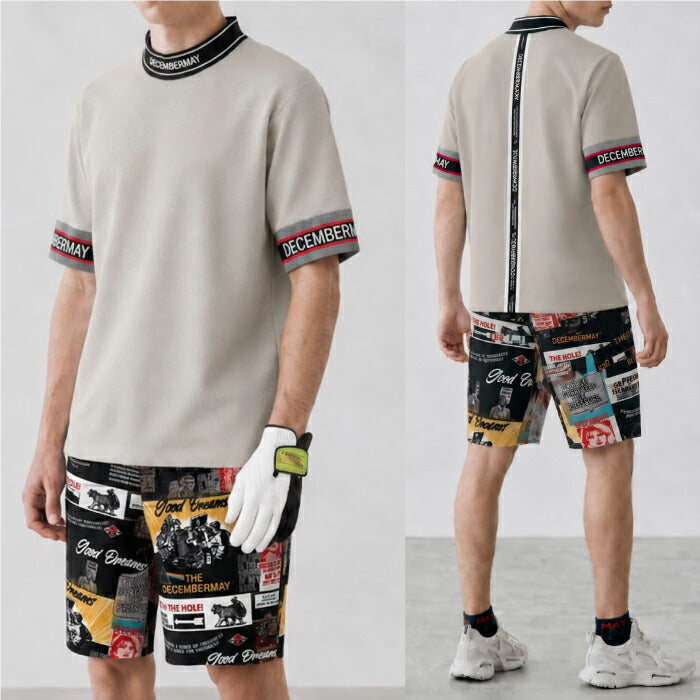 DECEMBERMAY ディセンバーメイ メンズ Coolness Mesh mockneck / MAN メッシュ構造 セットアップ対応1-305-0132