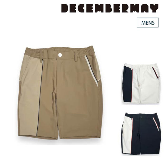 DECEMBERMAY ディセンバーメイ ゴルフハーフパンツ ゴルフウェア メンズ Slender Bodyshell kudos Shade shorts / MAN 1-305-2106