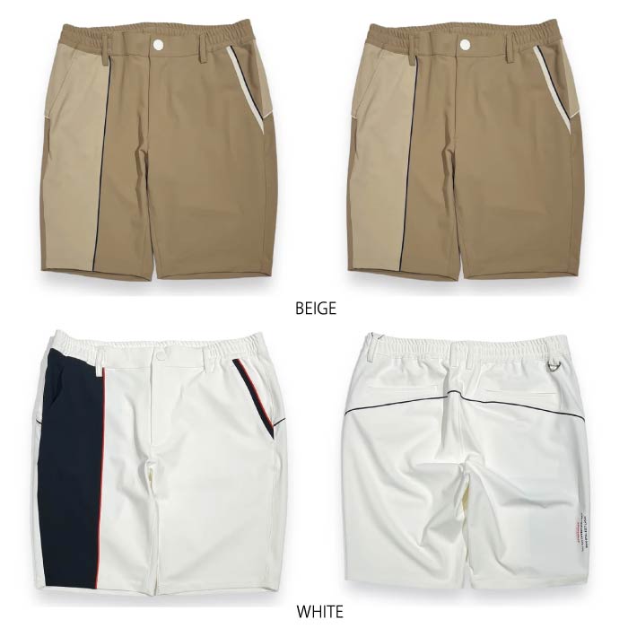 DECEMBERMAY ディセンバーメイ ゴルフハーフパンツ ゴルフウェア メンズ Slender Bodyshell kudos Shade shorts / MAN 1-305-2106