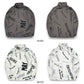 DECEMBERMAY ディセンバーメイ ゴルフウェア メンズ 長袖シャツ Scribble graffiti turtleneck shirt / MAN 1-312-0509