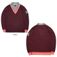 DECEMBERMAY ディセンバーメイ ゴルフウェア メンズ Avignon Fake layered Knit Polo MAN 長袖ニットポロ 保湿性 吸湿性 速乾性 上品な光沢感のあるテンセル素材 1-312-1005