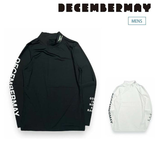 DECEMBERMAY ディセンバーメイ ゴルフウェア メンズ ハイネックインナーシャツ Needle mesh inner / MAN 接触冷感 UV機能 通気 吸汗 1-405-0521