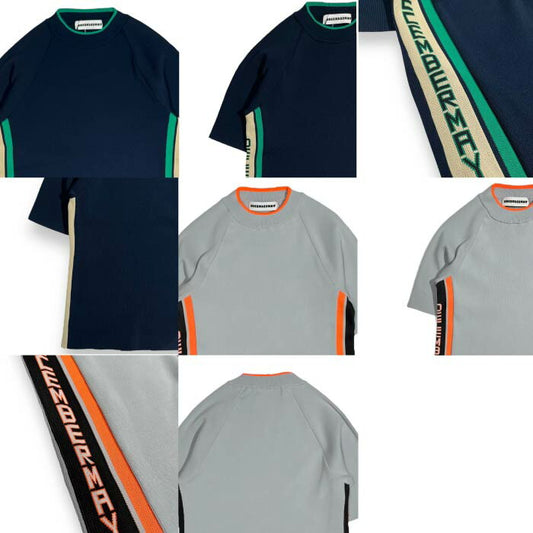 DECEMBERMAY ディセンバーメイ メンズ ゴルフウェア 半袖サマーニット Half sleeve rib knit / MEN 1-405-1026
