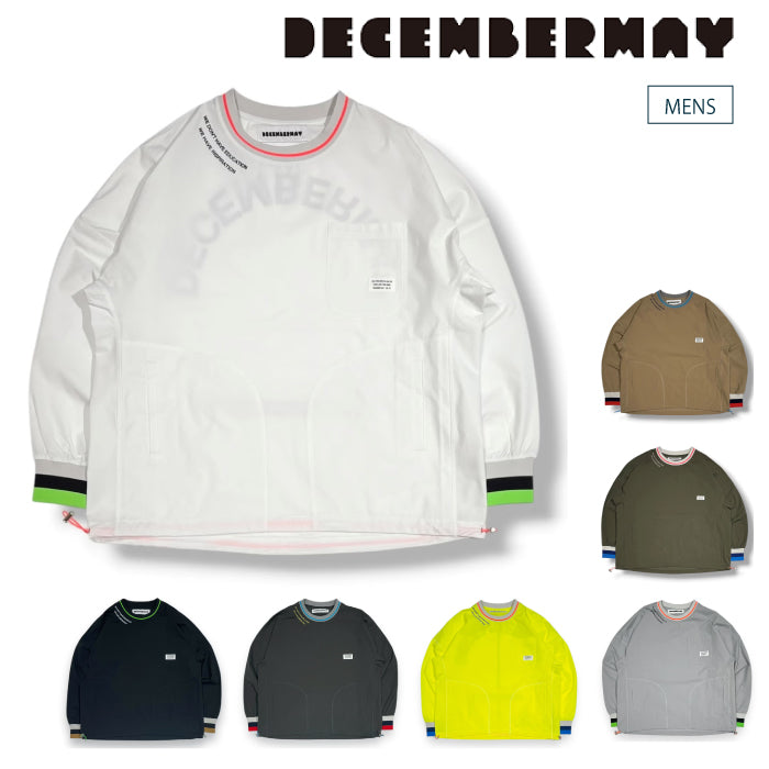 DECEMBERMAY ディセンバーメイ ゴルフウェア メンズ プルオーバーナイロンジャケット Water repellent agile shirt / MAN 1-412-1550