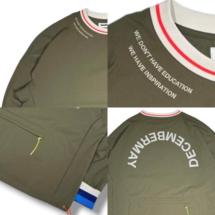 DECEMBERMAY ディセンバーメイ ゴルフウェア メンズ プルオーバーナイロンジャケット Water repellent agile shirt / MAN 1-412-1550