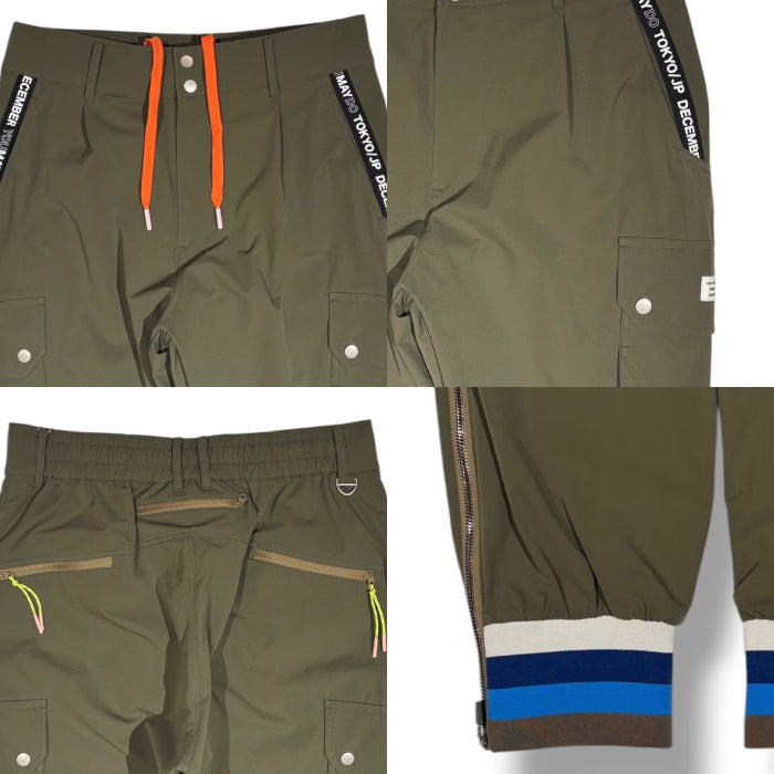 DECEMBERMAY ディセンバーメイ ゴルフウェア メンズ Water repellent agile pants / MAN セットアップ対応 1-412-2050
