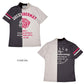 DECEMBERMAY ディセンバーメイ ゴルフウェア メンズ 半袖モックネックシャツ Lovers tiger bicolor mock neck shirt/ MEN 吸湿速乾 防透 紫外線防止 1-505-0151
