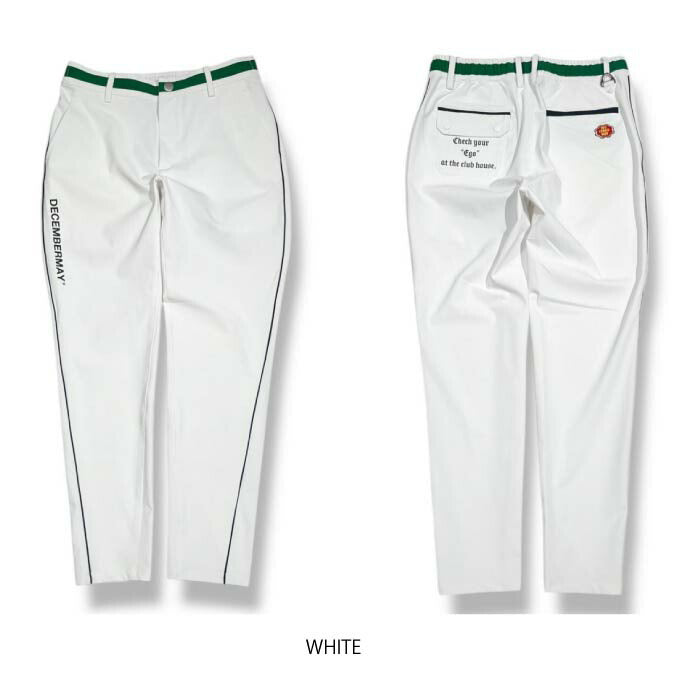 DECEMBERMAY ディセンバーメイ ゴルフウェア メンズ ロングパンツ Non see-through pants/ MAN 防透け 吸水速乾 UVカット 接触冷感 1-505-2054