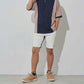 DECEMBERMAY ディセンバーメイ メンズ Slender Duality short Pants MEN バイカラーショートパンツ レギュラーフィットシルエット ストレッチ 1-505-2109