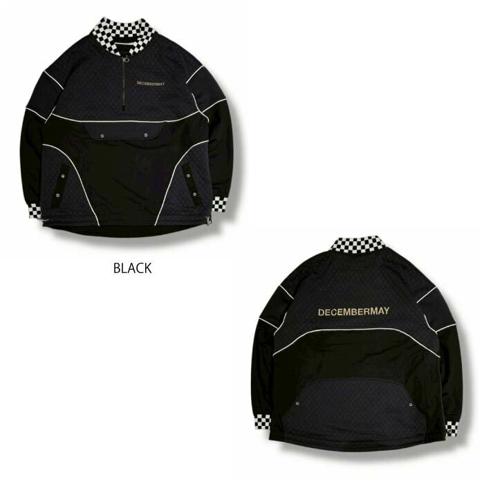 DECEMBERMAY ディセンバーメイ ゴルフウェア メンズ キルト 裏起毛 ジップアップブルゾン Quilt quarterzip blouson / MEN ブルゾン アウター あったか 軽量 ストレッチ セットアップ対応 1-512-1511
