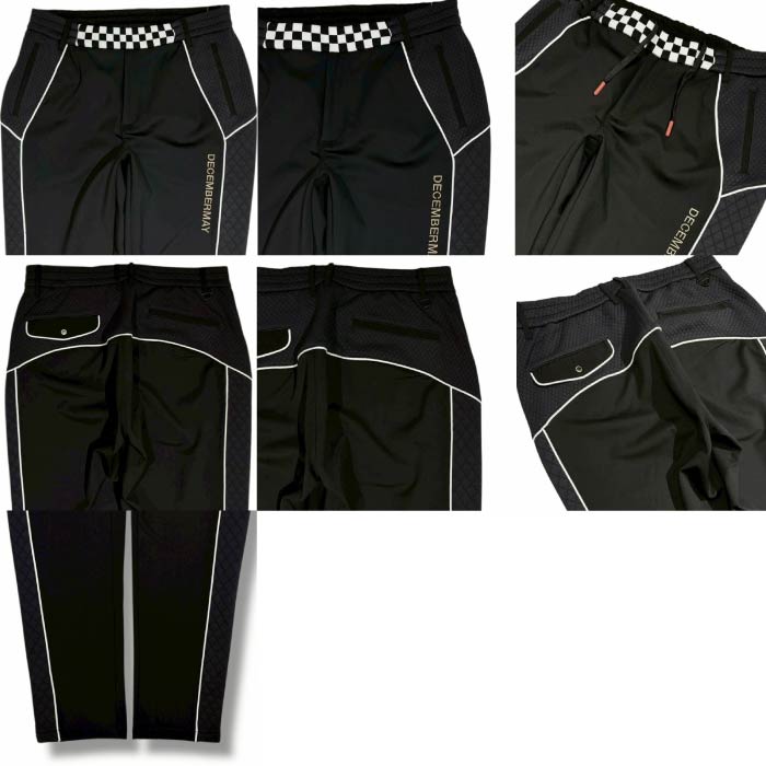 DECEMBERMAY ディセンバーメイ ゴルフウェア メンズ キルト パンツ Quilt quarterzip pants / MEN あったか 軽量 ストレッチ セットアップ対応 1-512-2058
