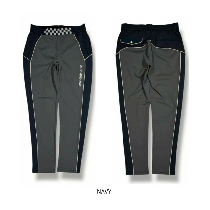 DECEMBERMAY ディセンバーメイ ゴルフウェア メンズ キルト パンツ Quilt quarterzip pants / MEN あったか 軽量 ストレッチ セットアップ対応 1-512-2058