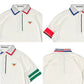 DECEMBERMAY ディセンバーメイ ゴルフウェア メンズ Dolman sleeve polo MEN 半袖ポロシャツ ポップな配色 1-605-0161